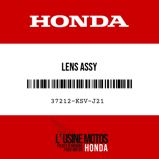 image de 37212-KSV-J21 LENS ASSY