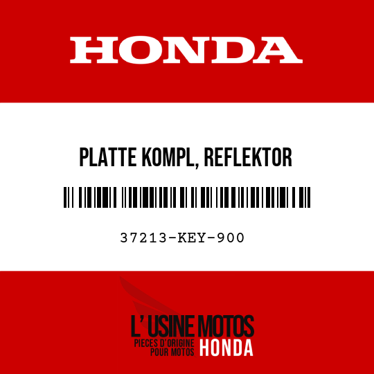 image de 37213-KEY-900 PLATTE KOMPL, REFLEKTOR