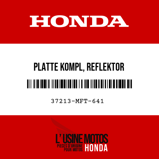 image de 37213-MFT-641 PLATTE KOMPL, REFLEKTOR