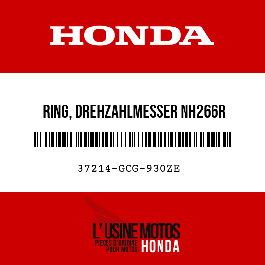 image de 37214-GCG-930ZE RING, DREHZAHLMESSER NH266R 