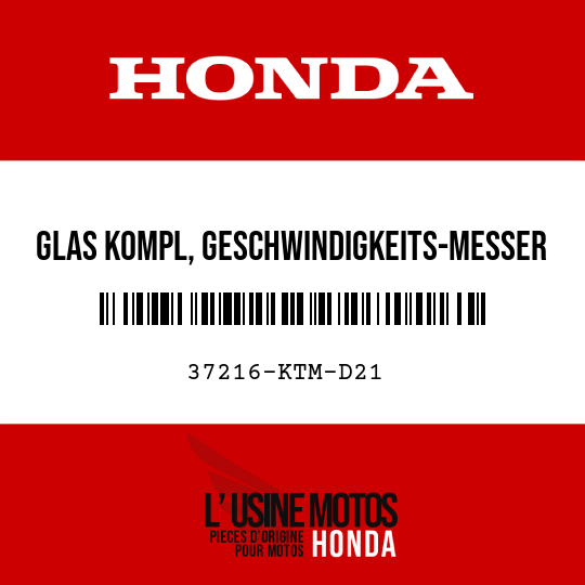 image de 37216-KTM-D21 GLAS KOMPL, GESCHWINDIGKEITS-MESSER