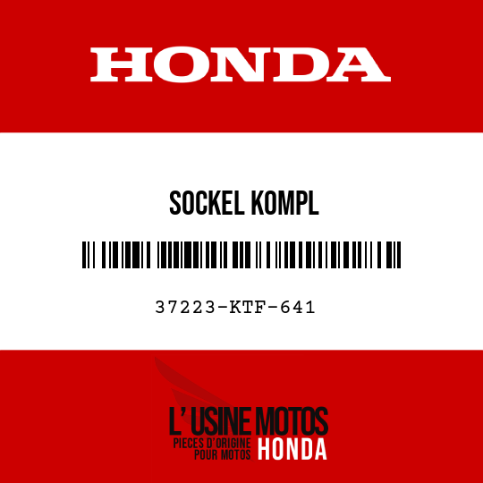image de 37223-KTF-641 SOCKEL KOMPL