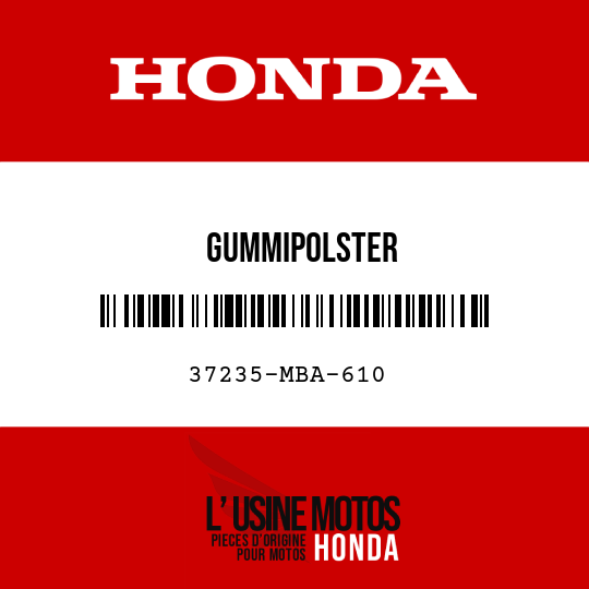 image de 37235-MBA-610 GUMMIPOLSTER