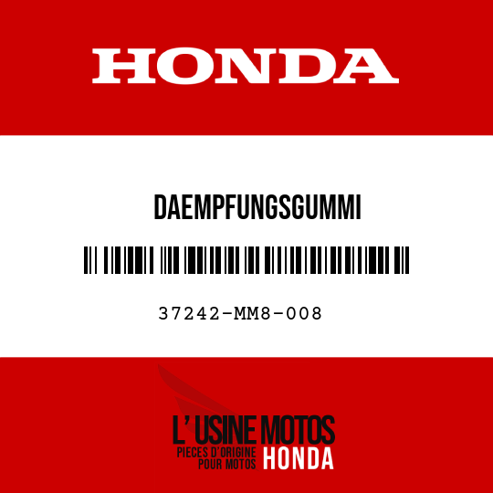 image de 37242-MM8-008 DAEMPFUNGSGUMMI