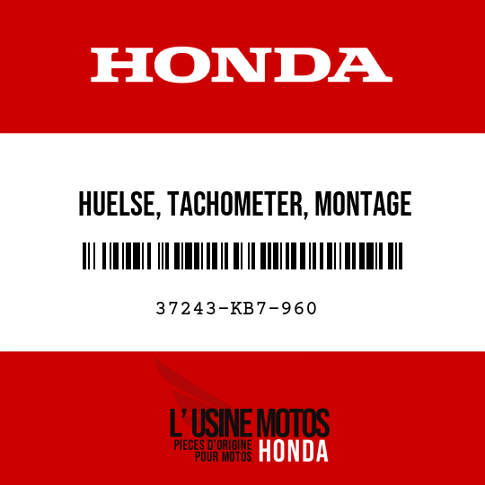 image de 37243-KB7-960 HUELSE, TACHOMETER, MONTAGE