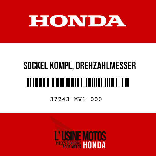 image de 37243-MV1-000 SOCKEL KOMPL, DREHZAHLMESSER