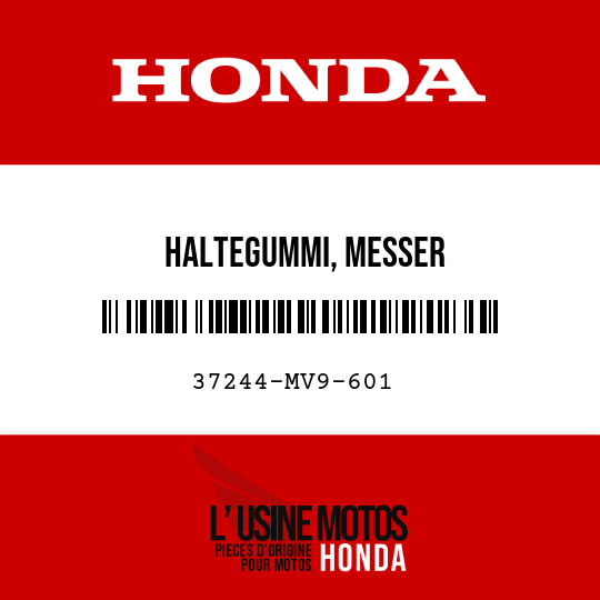 image de 37244-MV9-601 HALTEGUMMI, MESSER
