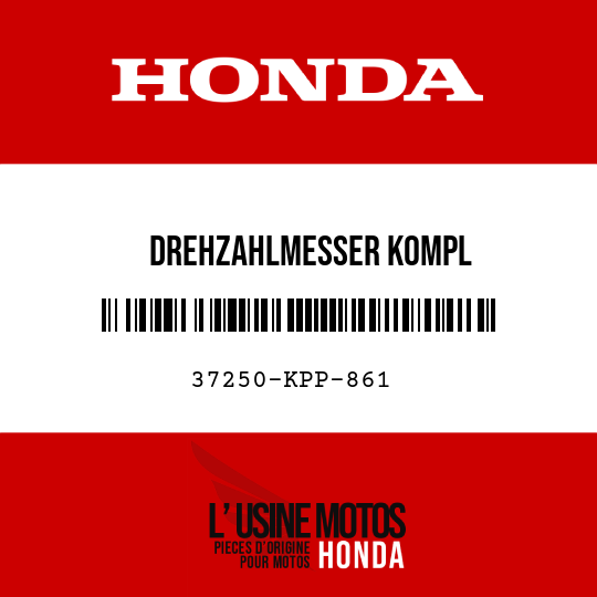 image de 37250-KPP-861 DREHZAHLMESSER KOMPL