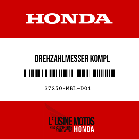 image de 37250-MBL-D01 DREHZAHLMESSER KOMPL