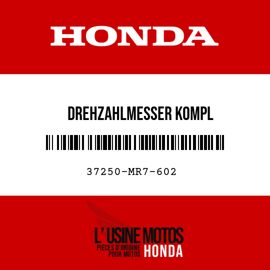 image de 37250-MR7-602 DREHZAHLMESSER KOMPL