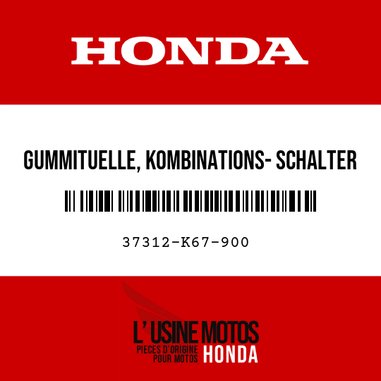 image de 37312-K67-900 GUMMITUELLE, KOMBINATIONS- SCHALTER