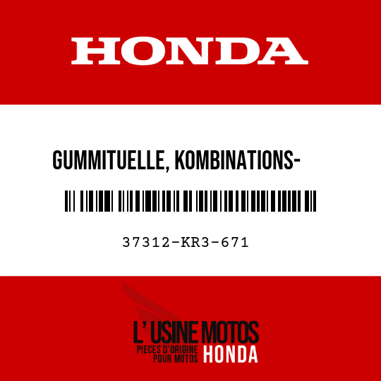 image de 37312-KR3-671 GUMMITUELLE, KOMBINATIONS-    SCHALTER