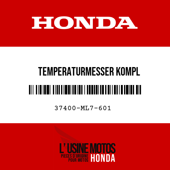 image de 37400-ML7-601 TEMPERATURMESSER KOMPL