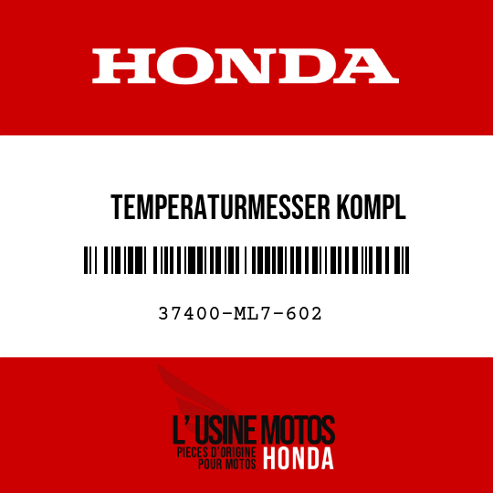 image de 37400-ML7-602 TEMPERATURMESSER KOMPL