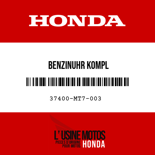 image de 37400-MT7-003 BENZINUHR KOMPL