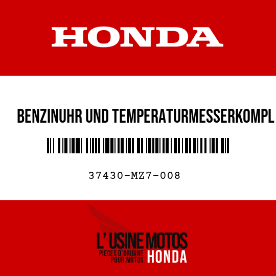 image de 37430-MZ7-008 BENZINUHR UND TEMPERATURMESSERKOMPL