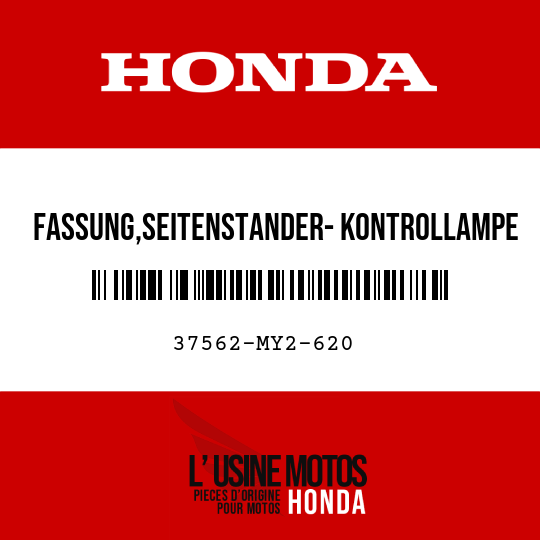 image de 37562-MY2-620 FASSUNG,SEITENSTANDER- KONTROLLAMPE