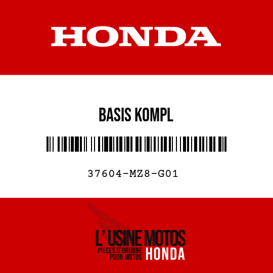 image de 37604-MZ8-G01 BASIS KOMPL