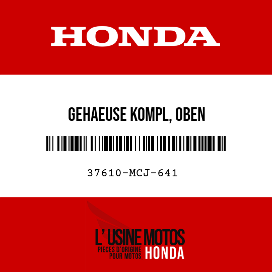 image de 37610-MCJ-641 GEHAEUSE KOMPL, OBEN
