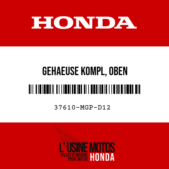 image de 37610-MGP-D12 GEHAEUSE KOMPL, OBEN