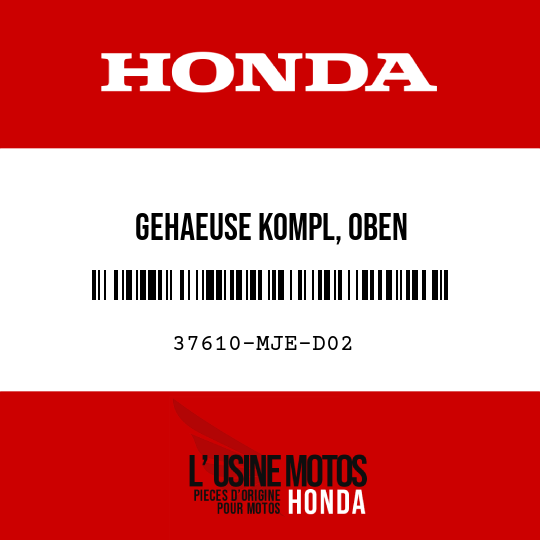 image de 37610-MJE-D02 GEHAEUSE KOMPL, OBEN