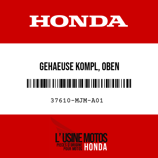 image de 37610-MJM-A01 GEHAEUSE KOMPL, OBEN