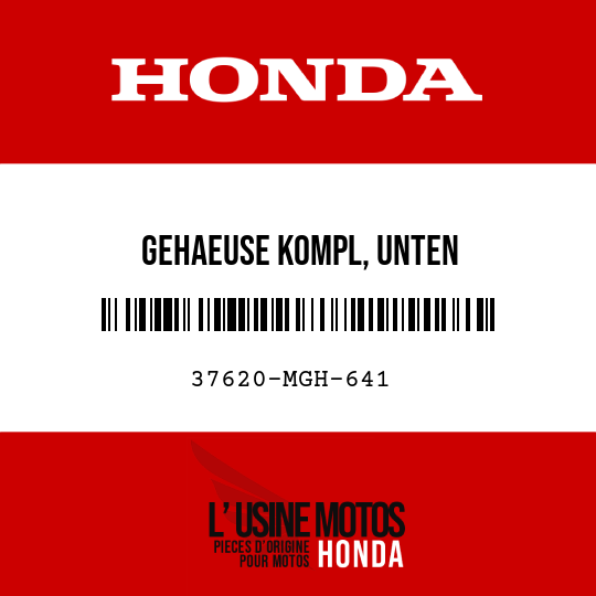 image de 37620-MGH-641 GEHAEUSE KOMPL, UNTEN