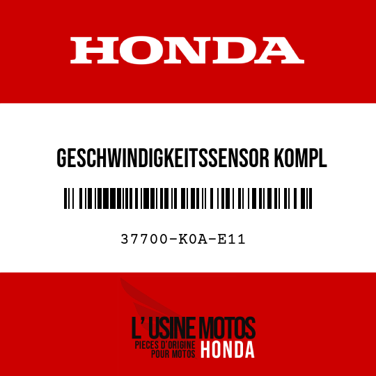 image de 37700-K0A-E11 GESCHWINDIGKEITSSENSOR KOMPL