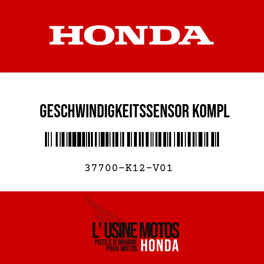 image de 37700-K12-V01 GESCHWINDIGKEITSSENSOR KOMPL
