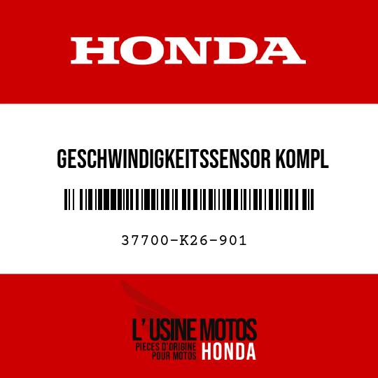 image de 37700-K26-901 GESCHWINDIGKEITSSENSOR KOMPL