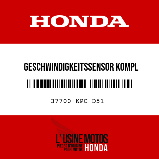 image de 37700-KPC-D51 GESCHWINDIGKEITSSENSOR KOMPL