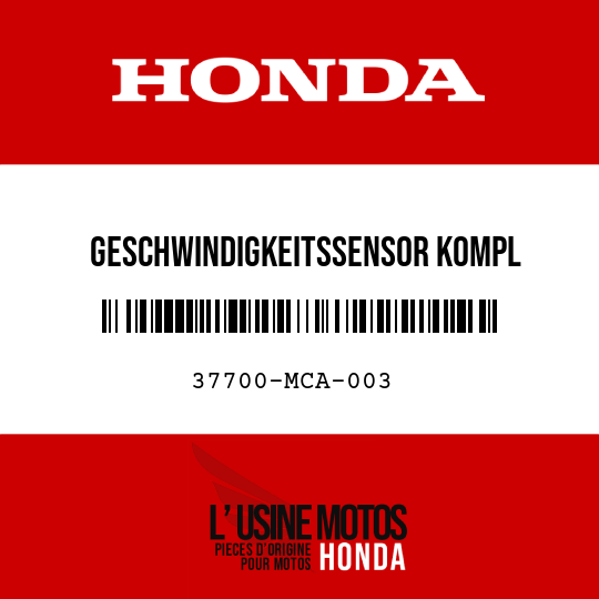 image de 37700-MCA-003 GESCHWINDIGKEITSSENSOR KOMPL