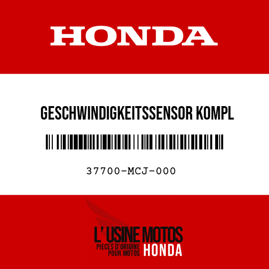 image de 37700-MCJ-000 GESCHWINDIGKEITSSENSOR KOMPL