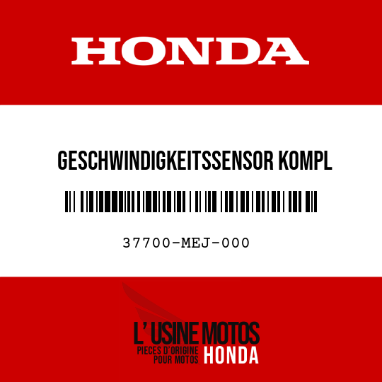 image de 37700-MEJ-000 GESCHWINDIGKEITSSENSOR KOMPL