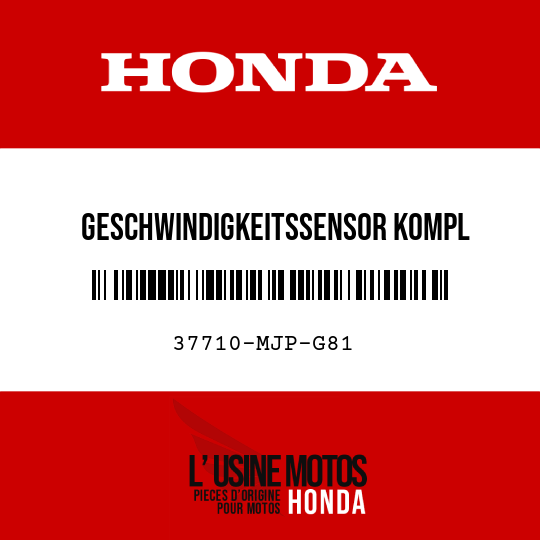 image de 37710-MJP-G81 GESCHWINDIGKEITSSENSOR KOMPL