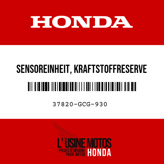 image de 37820-GCG-930 SENSOREINHEIT, KRAFTSTOFFRESERVE
