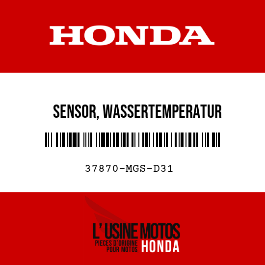 image de 37870-MGS-D31 SENSOR, WASSERTEMPERATUR