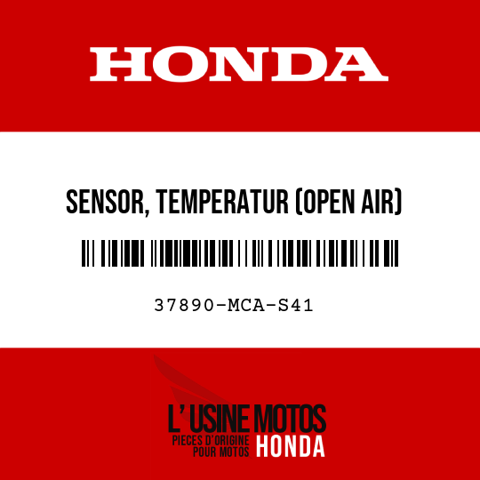 image de 37890-MCA-S41 SENSOR, TEMPERATUR (OPEN AIR)