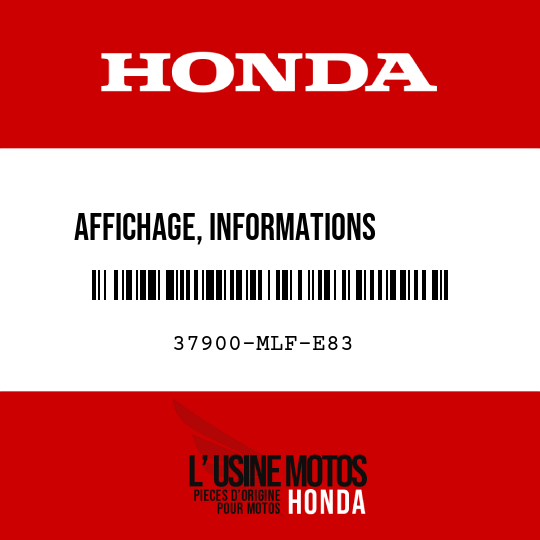 image de 37900-MLF-E83 AFFICHAGE, INFORMATIONS       MULTIPLES