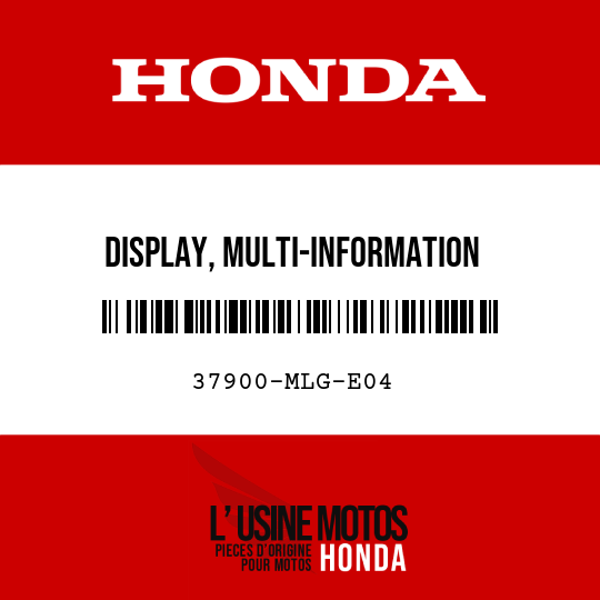image de 37900-MLG-E04 DISPLAY, MULTI-INFORMATION
