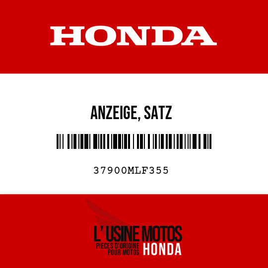image de 37900MLF355 ANZEIGE, SATZ
