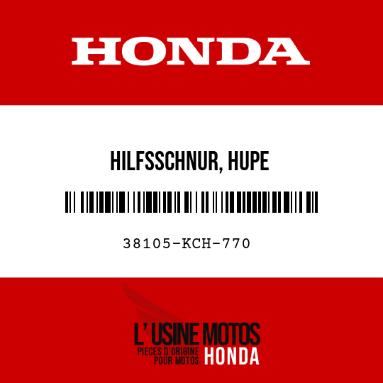 image de 38105-KCH-770 HILFSSCHNUR, HUPE