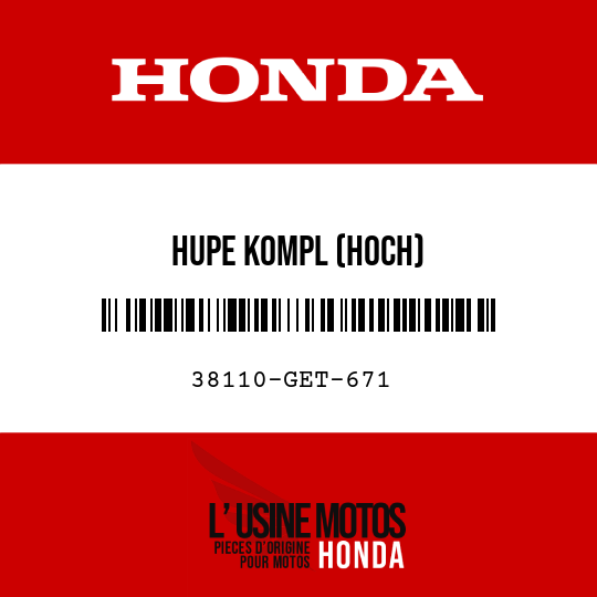 image de 38110-GET-671 HUPE KOMPL (HOCH)