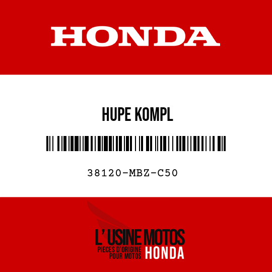 image de 38120-MBZ-C50 HUPE KOMPL