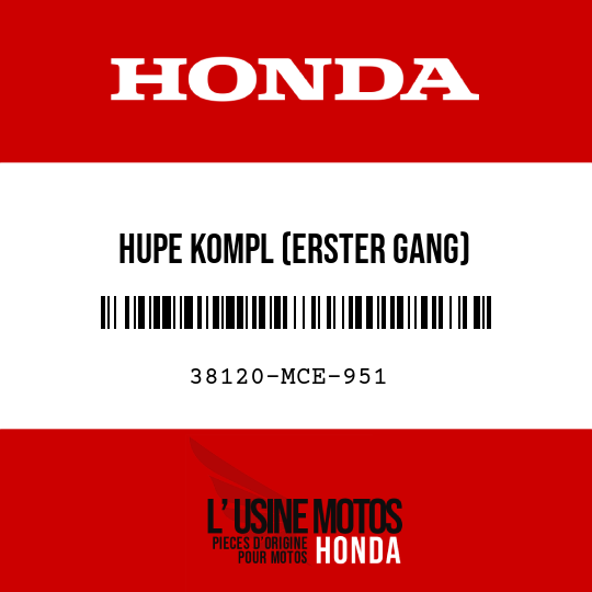 image de 38120-MCE-951 HUPE KOMPL (ERSTER GANG)