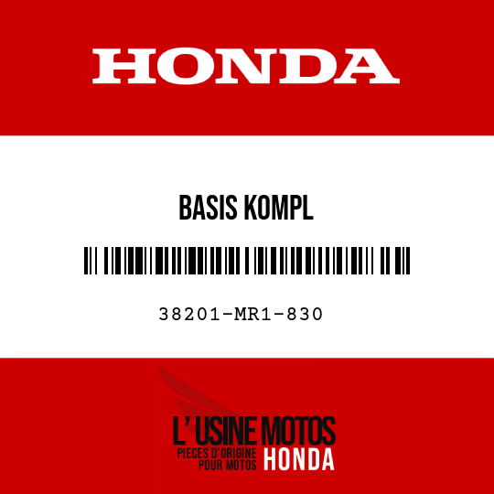image de 38201-MR1-830 BASIS KOMPL