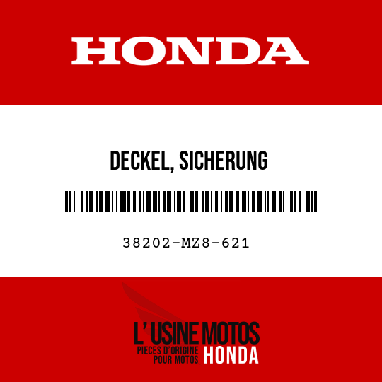 image de 38202-MZ8-621 DECKEL, SICHERUNG