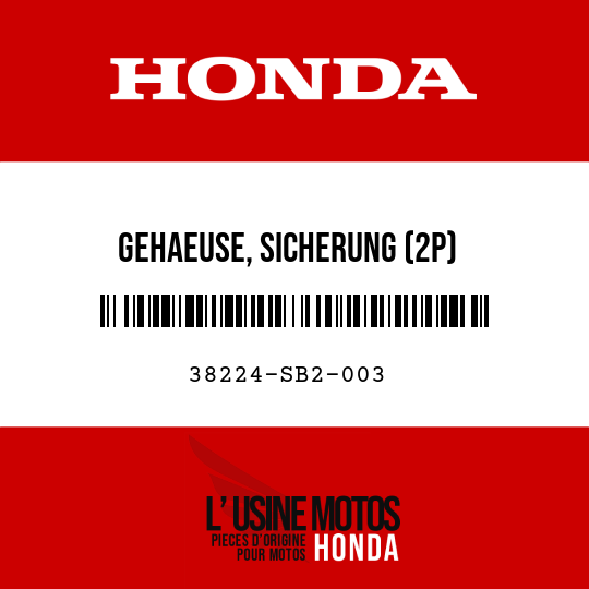 image de 38224-SB2-003 GEHAEUSE, SICHERUNG (2P)