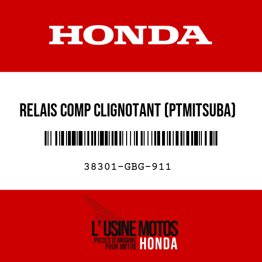 image de 38301-GBG-911 RELAIS COMP CLIGNOTANT (PTMITSUBA)