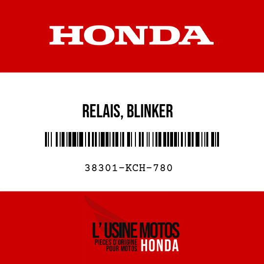 image de 38301-KCH-780 RELAIS, BLINKER
